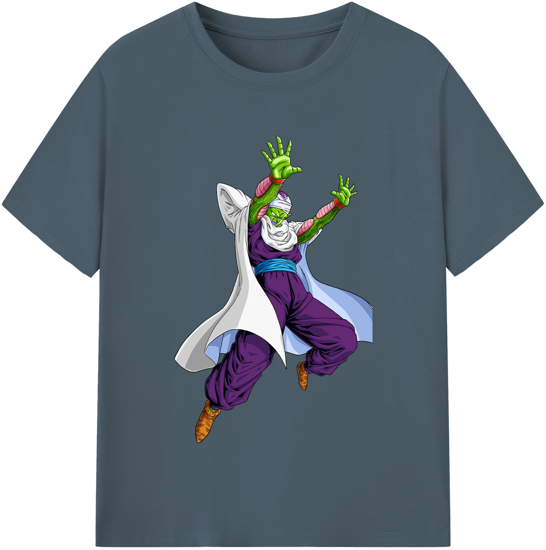 （画像用） ドラゴンボール ピッコロ DRAGON BALL Piccolo 綿100％半袖Tシャツ（フロントプリント）